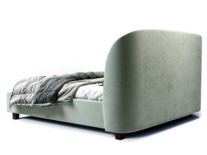 Кровать Tulip серо-бирюзового цвета 200х200 - лучшие Кровати для спальни в INMYROOM