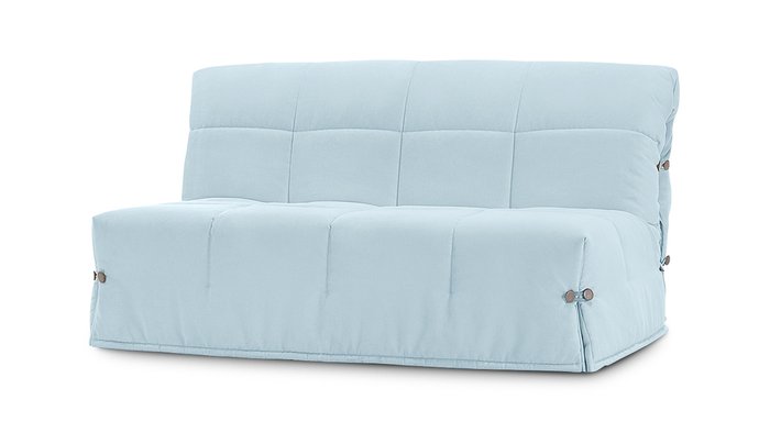 Диван-кровать Корона L голубого цвета  - купить Прямые диваны по цене 72700.0
