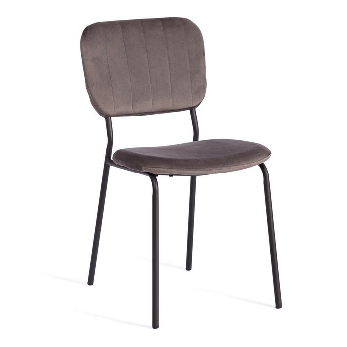 Набор из четырех стульев Carol серого цвета - купить Обеденные стулья по цене 13240.0