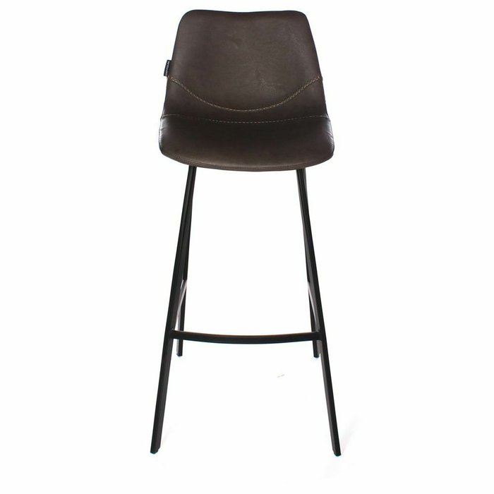 Полубарный стул Бормио темно-серого цвета - купить Барные стулья по цене 11900.0