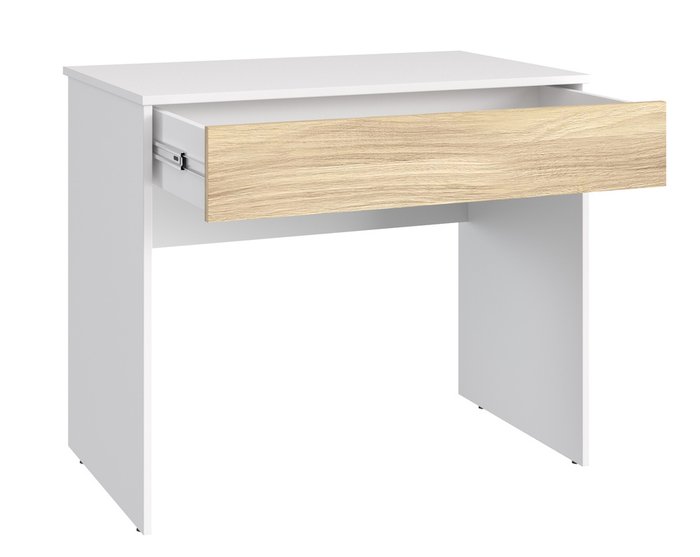 Письменный стол Оскар бежево-белого цвета - купить Письменные столы по цене 6815.0