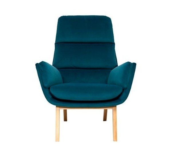 Кресло Orhus синего цвета - купить Интерьерные кресла по цене 49875.0