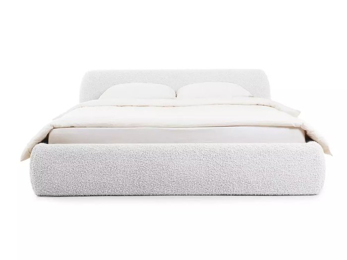 Кровать Sintra 160х200 белого цвета без подъемного механизма  - купить Кровати для спальни по цене 78300.0
