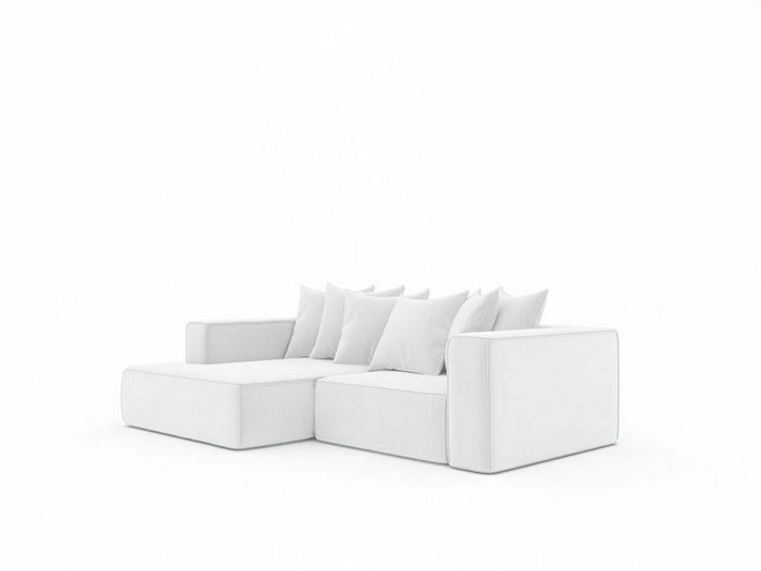 Угловой диван-кровать Норман 252 светло-серого цвета - купить Угловые диваны по цене 147840.0