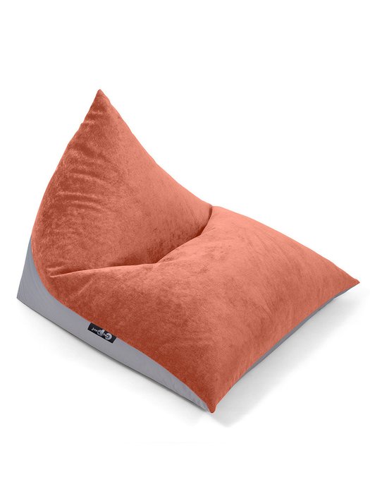 Кресло-мешок Пирамида оранжевого цвета