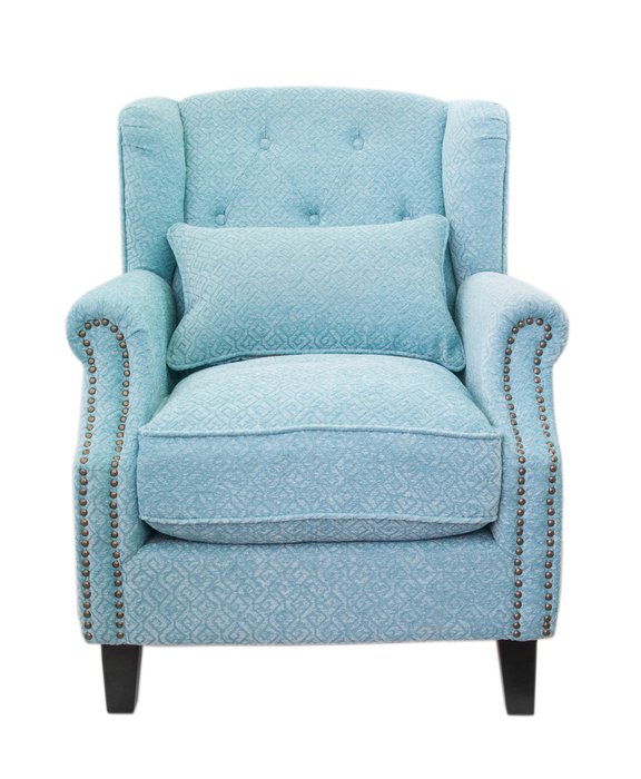 Кресло Scott blue голубого цвета  - купить Интерьерные кресла по цене 57510.0