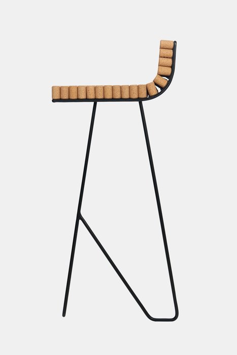 Барный стул Cork с металлическим каркасом - купить Барные стулья по цене 27900.0