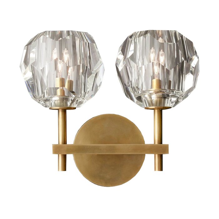 Настенный светильник Boule de cristal wall с плафонами из стекла
