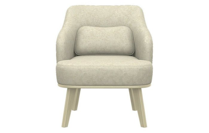 Кресло мягкое Курт бежевого цвета - купить Интерьерные кресла по цене 12886.0