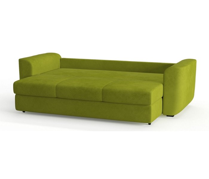 Диван-кровать Салтфорд в обивке из велюра светло-зеленого цвета - лучшие Прямые диваны в INMYROOM
