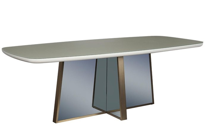  Стол обеденный Bel Air с зеркальным подстолъем  - купить Обеденные столы по цене 286200.0