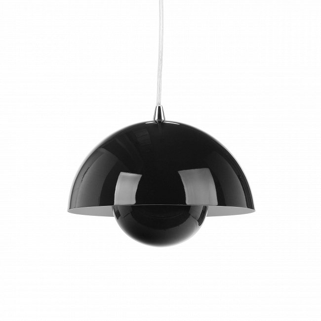 Подвесной светильник Flower Pot черного цвета