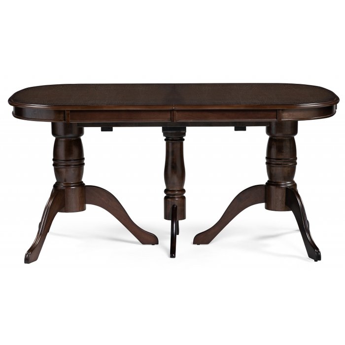 Раздвижной обеденный стол Louvre 106х160 коричневого цвета - купить Обеденные столы по цене 73490.0