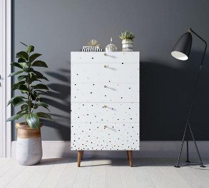 Комод Berber с пятью ящиками 15 принт - лучшие Комоды в INMYROOM
