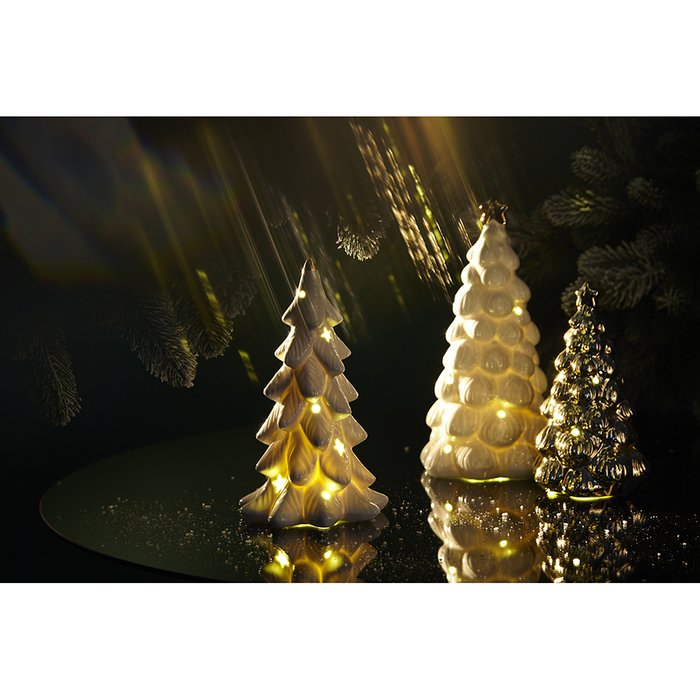 Декор новогодний с подсветкой Festive glow белого цвета - лучшие Новогоднее освещение в INMYROOM