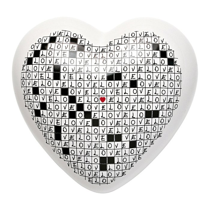 Комплект сердец "100% Love + Crosswords" - купить Фигуры и статуэтки по цене 4000.0