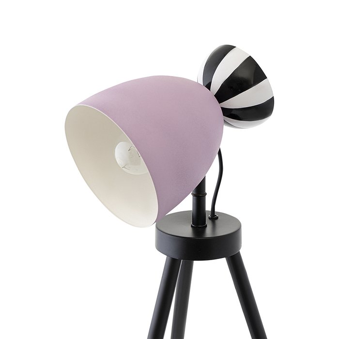 Светильник настольный Anniken с плафоном бело-лилового цвета - лучшие Настольные лампы в INMYROOM