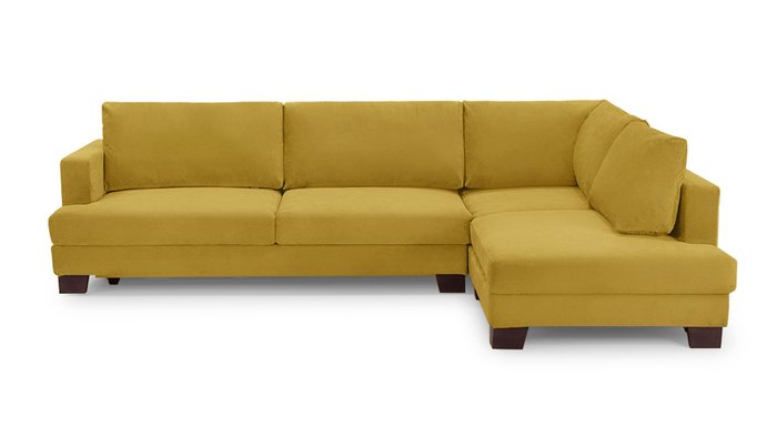 Угловой диван-кровать Марсель желтого цвета - лучшие Угловые диваны в INMYROOM