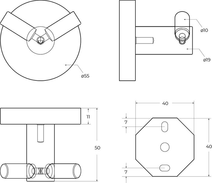 Крючок Relax - купить Держатели для полотенец по цене 1860