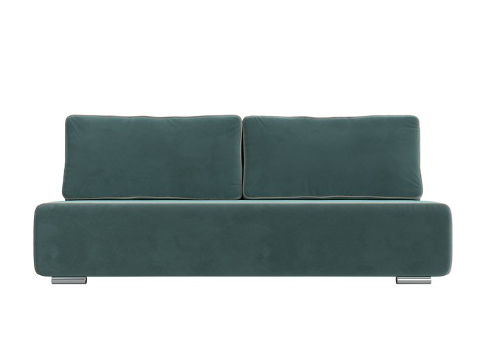 Прямой диван-кровать Уно бирюзового цвета - купить Прямые диваны по цене 31999.0