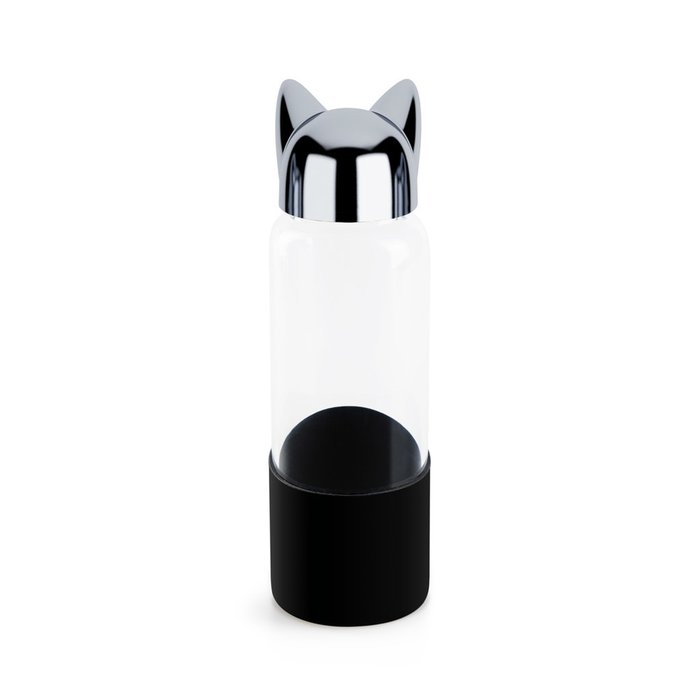 Бутылка для воды Cat 0.35л черного цвета