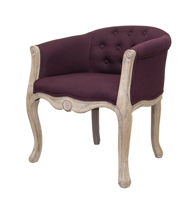 Кресло Kandy бордово-фиолетового цвета - лучшие Интерьерные кресла в INMYROOM