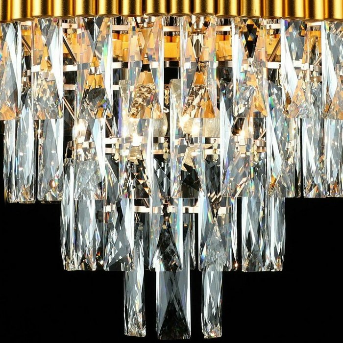 Хрустальная люстра 02145-0.4-08 FGD (хрусталь, цвет прозрачный) - лучшие Подвесные люстры в INMYROOM