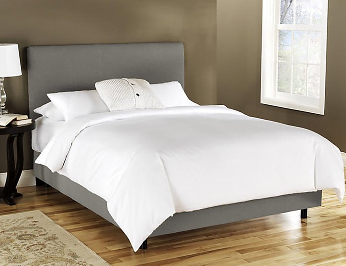 Кровать Frank Platform Gray серого цвета 180х200 - купить Кровати для спальни по цене 56000.0