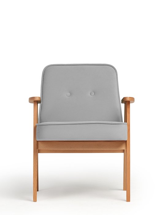 Кресло Несс светло-серого цвета - купить Интерьерные кресла по цене 11380.0