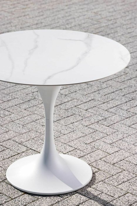 Стол барный уличный Верона белого цвета - купить Барные столы по цене 70890.0