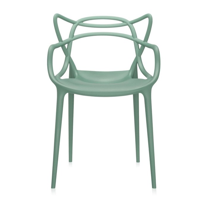 Стул Masters матово-зеленого цвета - купить Обеденные стулья по цене 32041.0