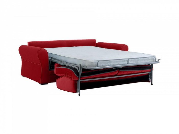 Двухместный диван-кровать Belgian красного цвета - лучшие Прямые диваны в INMYROOM