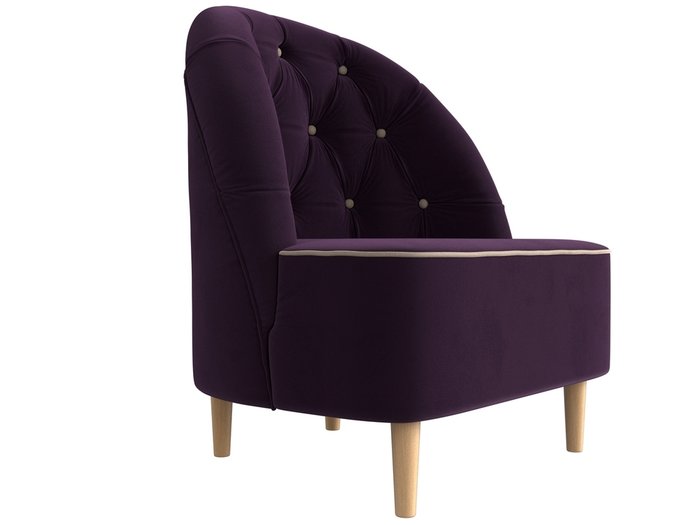 Кресло Амиса фиолетового цвета - лучшие Интерьерные кресла в INMYROOM
