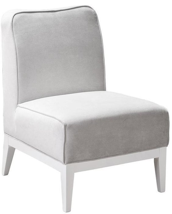 Кресло Giron Сильвер светло-серого цвета