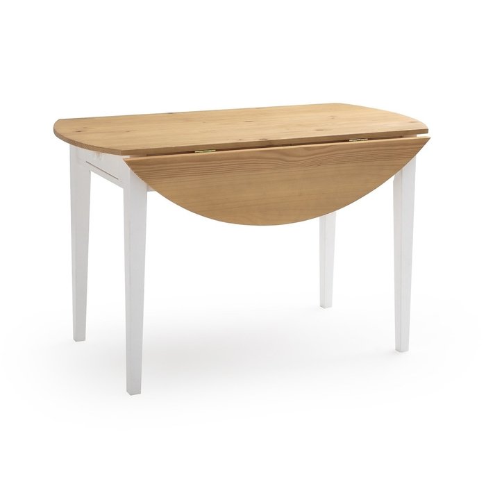 Стол обеденный Alvina бело-бежевого цвета - купить Обеденные столы по цене 40719.0