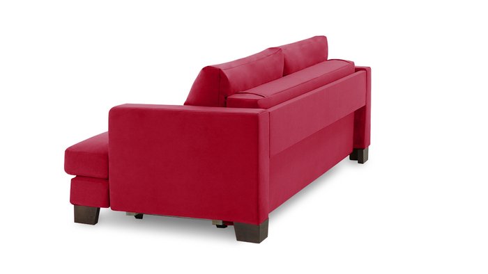 Прямой диван-кровать Марсель красного цвета - лучшие Прямые диваны в INMYROOM