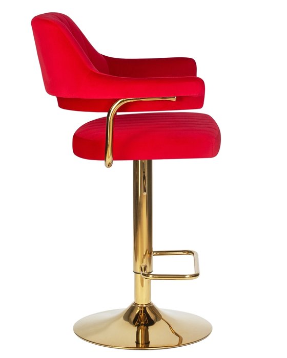 Стул барный Charly красного цвета - лучшие Барные стулья в INMYROOM
