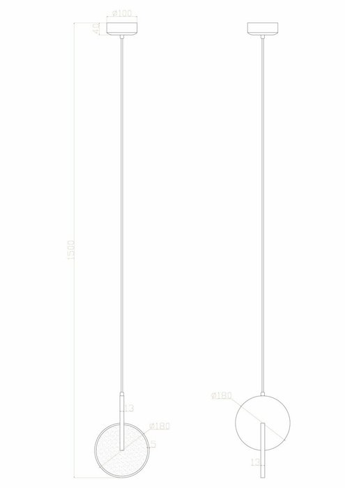 Подвесной светильник Arte Lamp HANNAH A1916SP-1GO - лучшие Подвесные светильники в INMYROOM