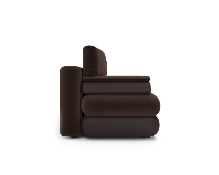 Прямой диван-кровать Фиджи  коричневого цвета - лучшие Прямые диваны в INMYROOM