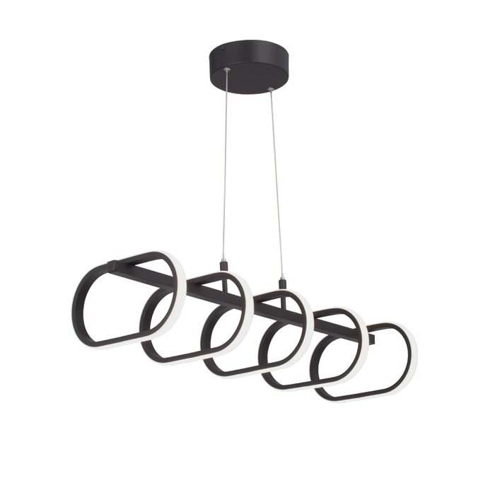 Подвесной светильник V3965-1/5S (металл, цвет черный)
