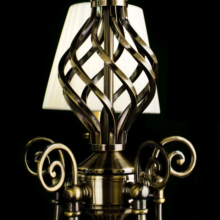 Подвесная люстра Arte Lamp Zanzibar с белыми абажурами - лучшие Подвесные люстры в INMYROOM