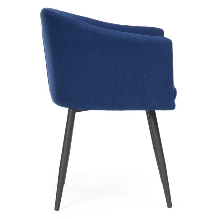 Стул Валета темно-синего цвета - лучшие Обеденные стулья в INMYROOM