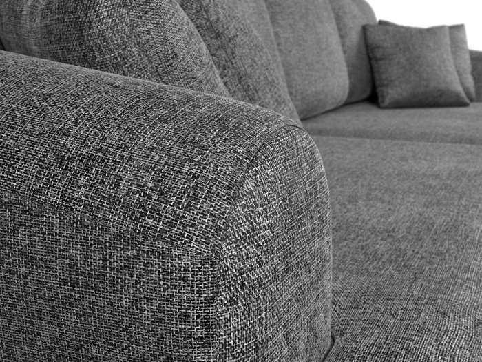 Прямой диван-кровать Милтон серого цвета - лучшие Прямые диваны в INMYROOM