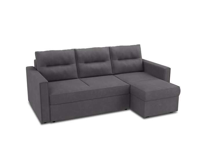 Угловой диван-кровать Macao темно-серого цвета - купить Угловые диваны по цене 72100.0