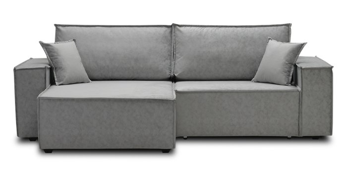 Угловой диван-кровать Фабио светло-серого цвета - купить Угловые диваны по цене 37300.0