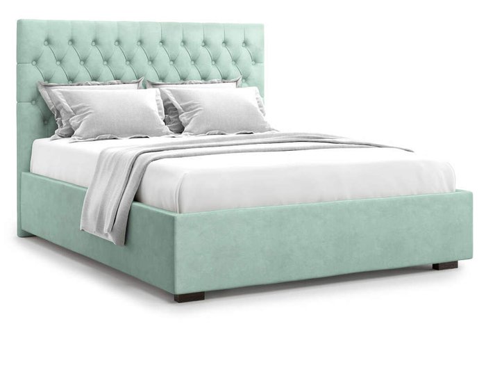 Кровать Nemi без подъемного механизма 140х200 ментолового цвета - купить Кровати для спальни по цене 36000.0