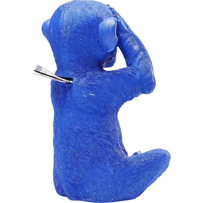 Копилка Monkey синего цвета - купить Фигуры и статуэтки по цене 15470.0
