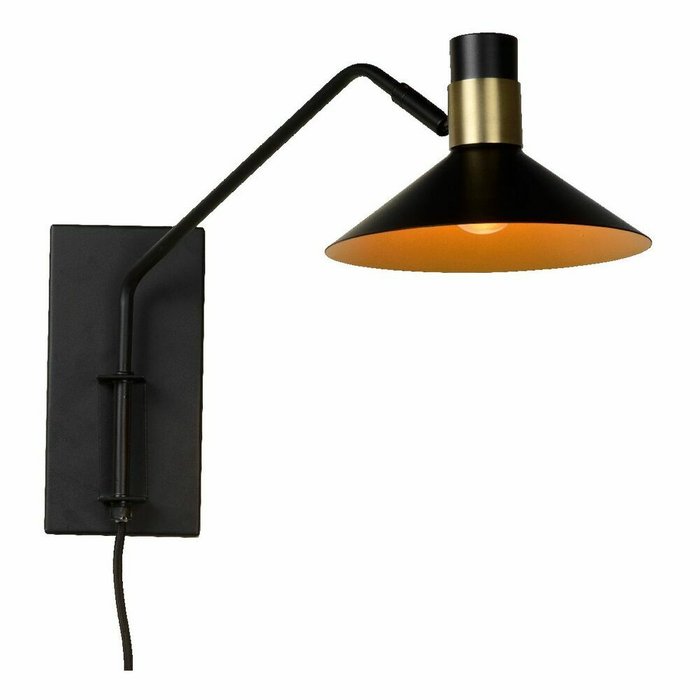 Бра Pepijn 05228/01/30 (металл, цвет черный) - лучшие Бра и настенные светильники в INMYROOM