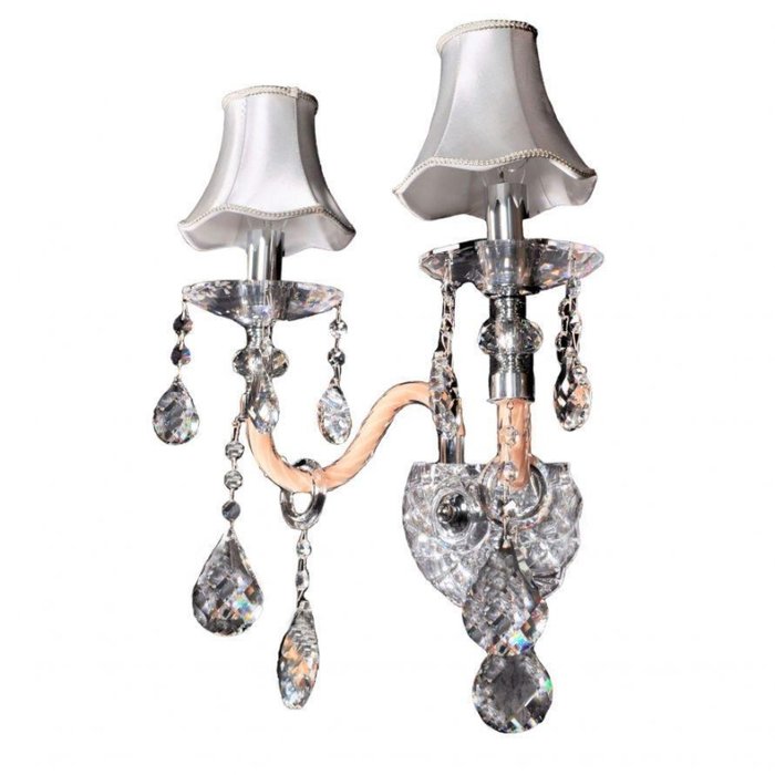 Бра Denica LDW 66249-2 WT (ткань, цвет серебро) Бра Denica LDW 66249-2 WT (ткань, цвет серебро)