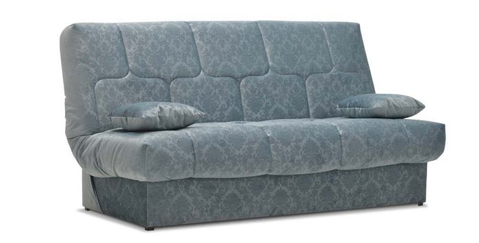 Прямой диван-кровать Вернисаж бирюзового цвета